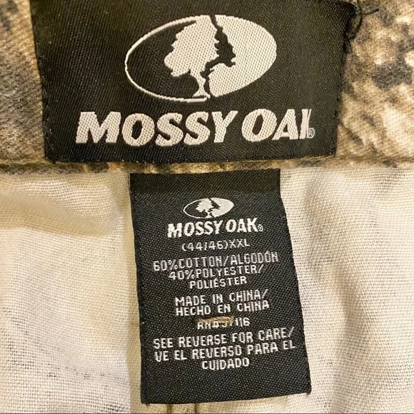 Mossy Oak Cargo Camo Mens Pants XXL (44-46) Walking Hiking Fishing Hunting Sport - Picture 8 of 12